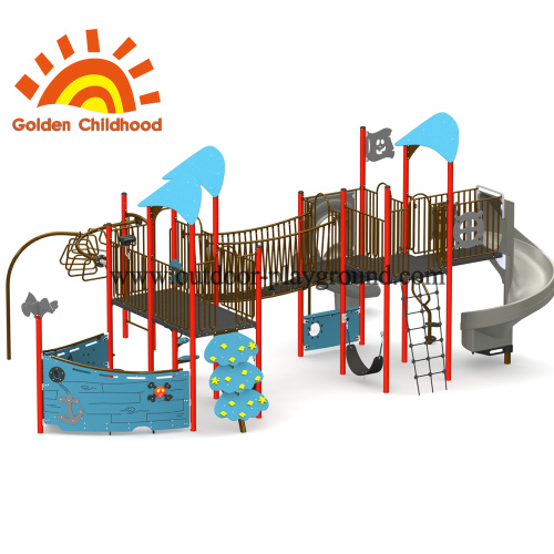 Priate Ship Outdoor Playground para crianças