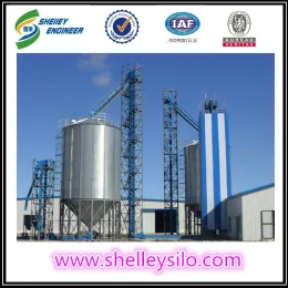 3 ton grain steel structure silos line