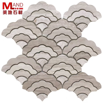 Factory Direct Fully Handmade Natural Marble Stone Mosaic for Floor and Wall Decoration