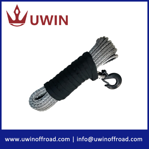 3/8'' 100' Black Color Synthetic Winch Rope