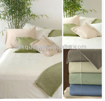 2015 Standard Size White Plain 100% Bamboo Pillow