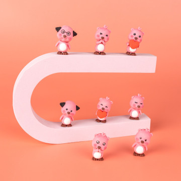 Kawaii Cartoon 3D Erasers 4PCS Set - Creative Stationery Supplies for Students