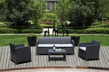 new style rattan outdoor wicker sofa