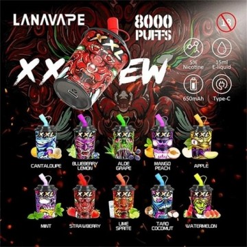 E-Cigarette Vape Pod Lana Bar XXL 8000