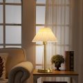 Portable Vintage Farmhouse Table Lamp Set 2-Pack Gold