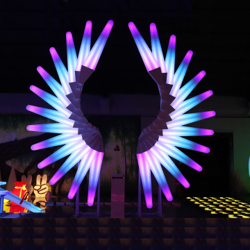 Large Smart LED Angel Wings Motif Lights IP65 for Christmas with Low Price