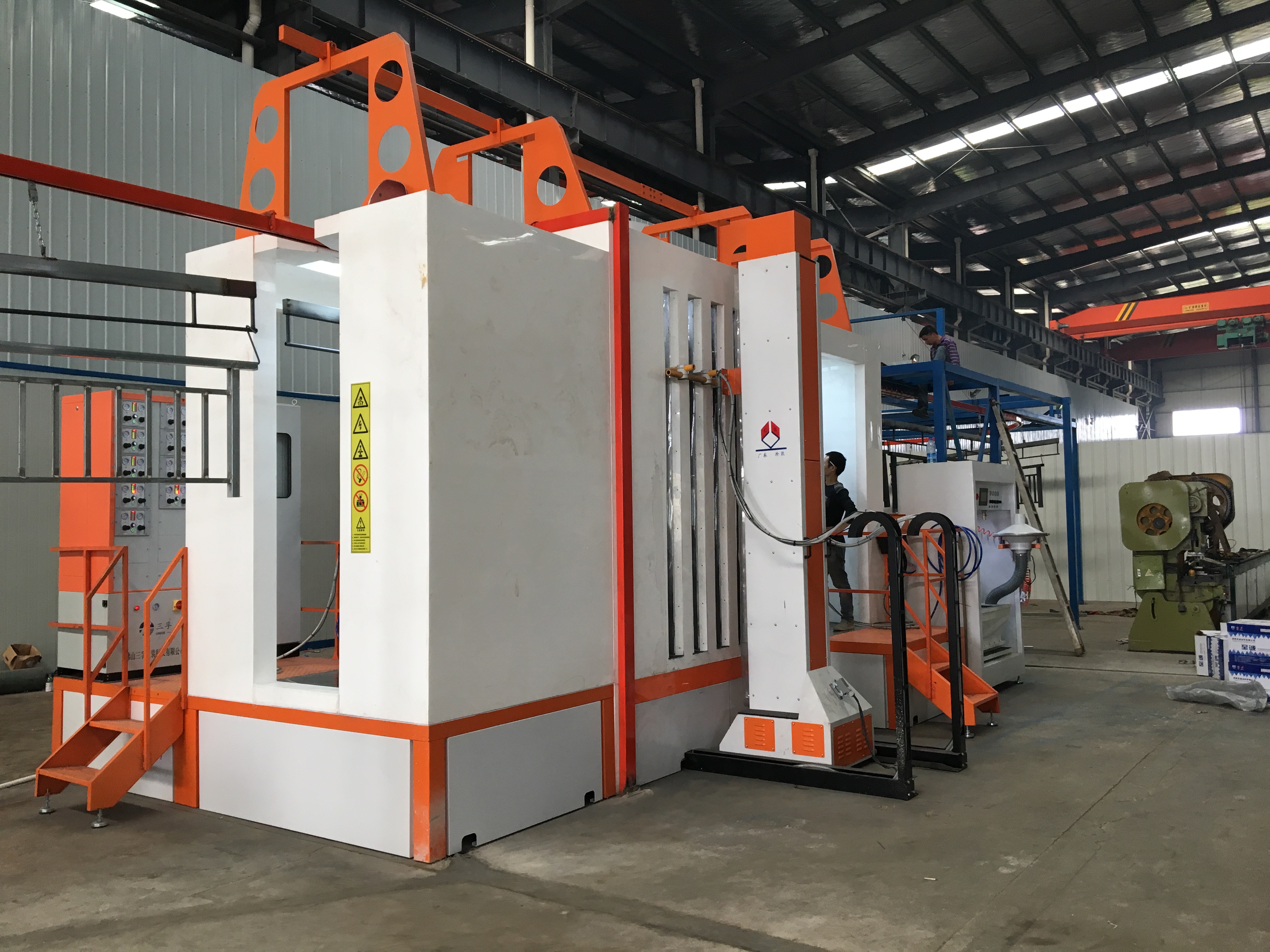 Industrial Electrostatic spray booth