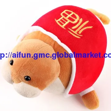 Stuffed Toys of Marine Animals, China good luck sign embroidery