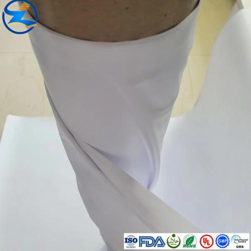 Soft Opaque Ceramic White PVC Films Raw Material