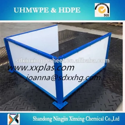 HDPE synthetic ice rink dasher board/artificial hockey board