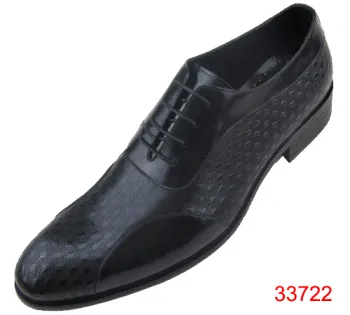 elegant lace up special material upper formal men shoes