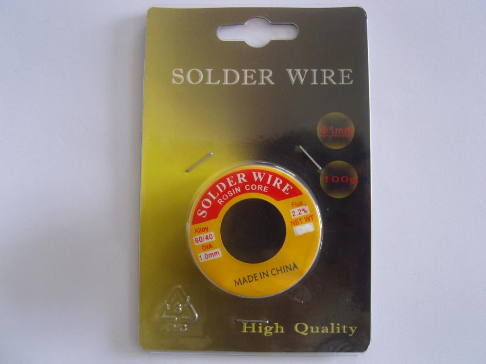 High Activity Lead Free Tin Soldering Wire Blister