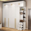 White Solid Wood Wardrobe