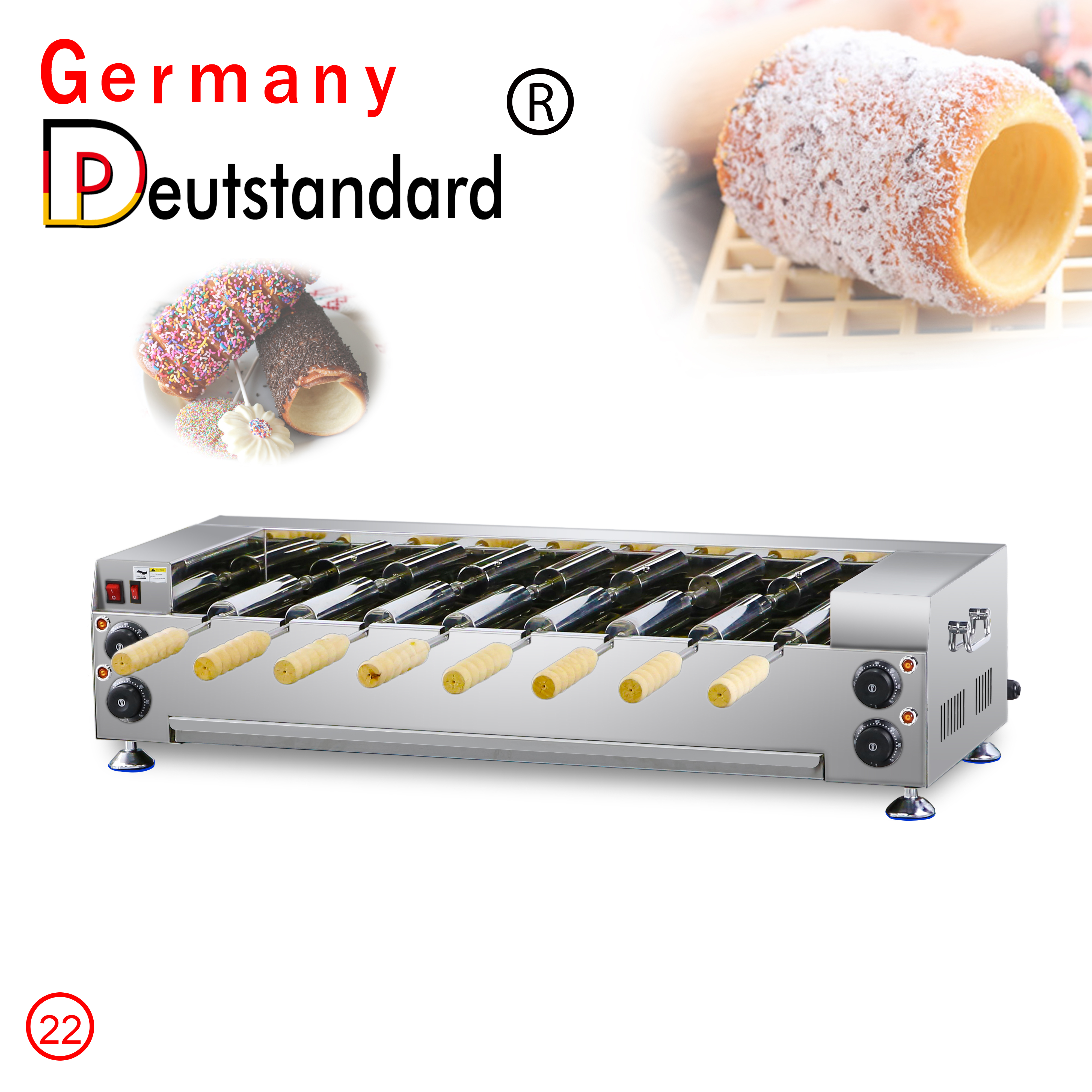 Leisure Food Making Machine Portable Commercial Chimney Cake Machine For  Bakery Electric Toaster Production Machine - Food Processors - AliExpress