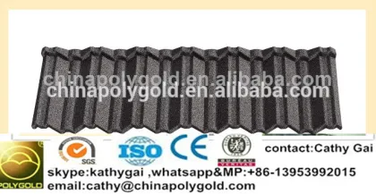 high quality 50 years guarranty innovative building materials Braas roof tiles/ Soncap Certificate blue roof shingles