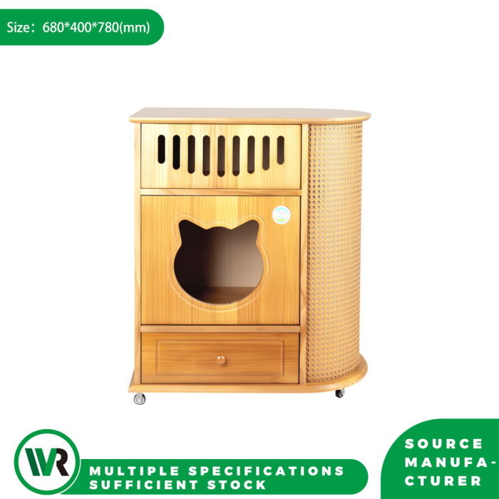 Rumah gua kucing mewah hangat kabur