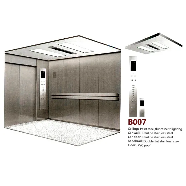 Safe and Easy Operate Hospital Elevator