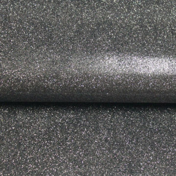 Designed silver glitter wrapping paper