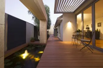 Exterior Wpc Composite Decking Wooden Plastic Flooring