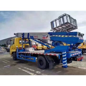 Dongfeng 45m Aerial Hydraulic Lift Platform ราคารถบรรทุกราคา