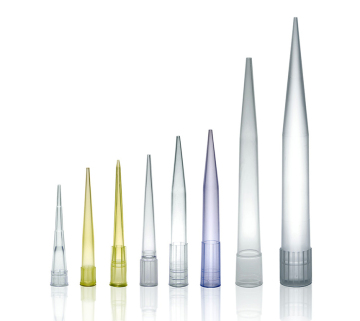 Wszystkie plastikowe końcówki do pipet