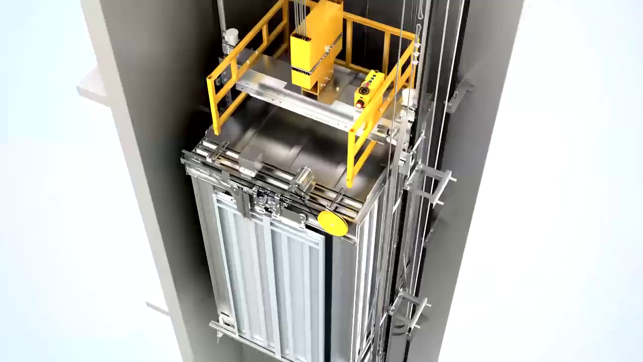 Machine Room Cargo Elevator