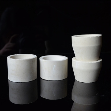 Ceramic Fireclay Crucibles for Gold Laboratory Magnesite Fire Assay Cupels