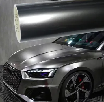 metallic gloss grey car wrap vinyl