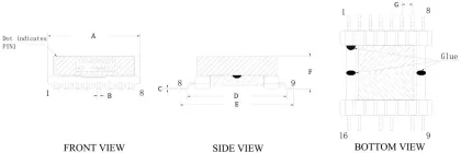 EFD 15 series SMD transformer