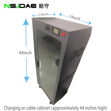 Integrated charger hub cabinet