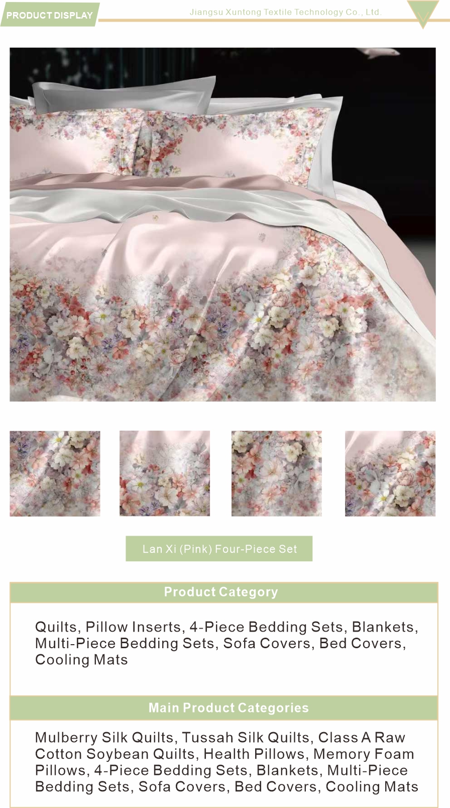 Breathable Embroidered Bedding