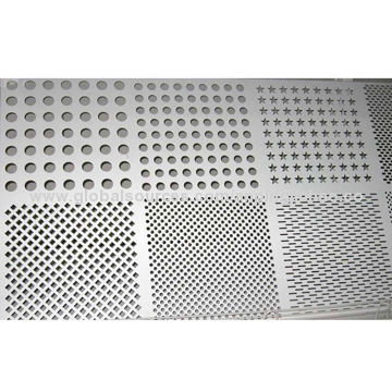 Perforated Metal Mesh, Made of SS, Hot-dip Gal, Iron, Black Iron, AL Sheet in Anping