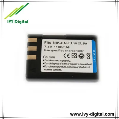 Digital Camera Battery for Nikon EN-EL 9