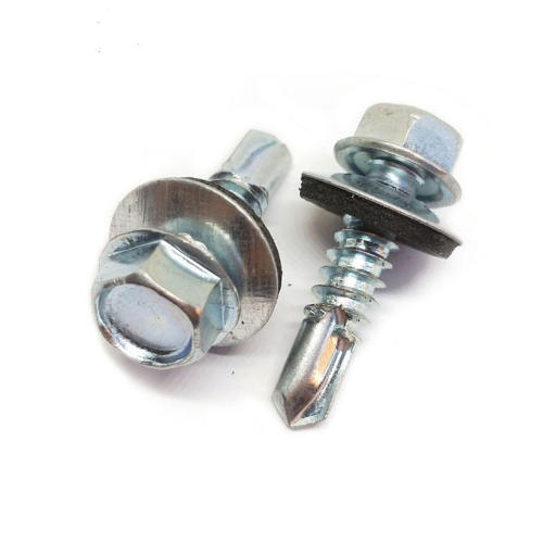 hex head self drilling screw epdm washer