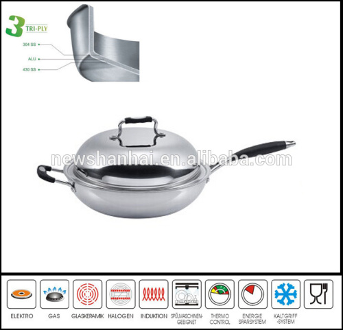 All-clad stainless steel wok