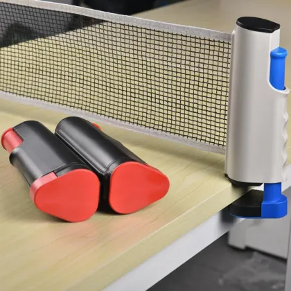 Table Tennis Paddle and Retractable Net Set