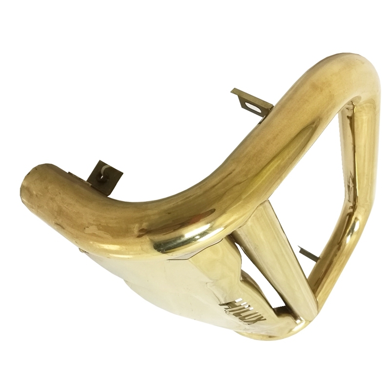 Bull Bar Nudge Bar Gold plated front bumper