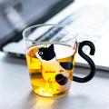 Kitchen Cat Shape Coffee Milk Tea glass Mug