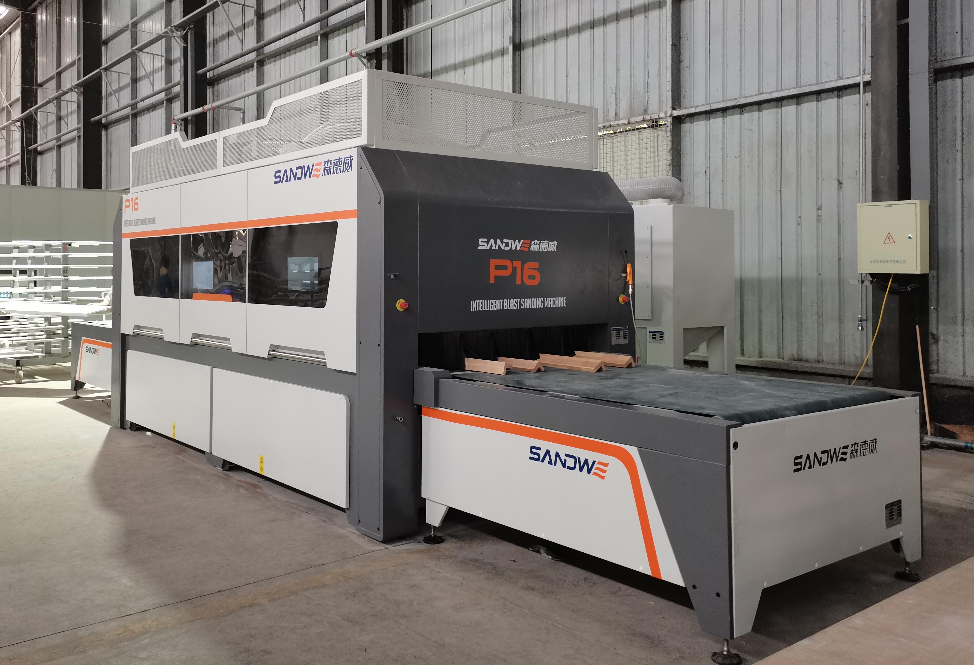 Automatic Conveyor Sandblasting Machine