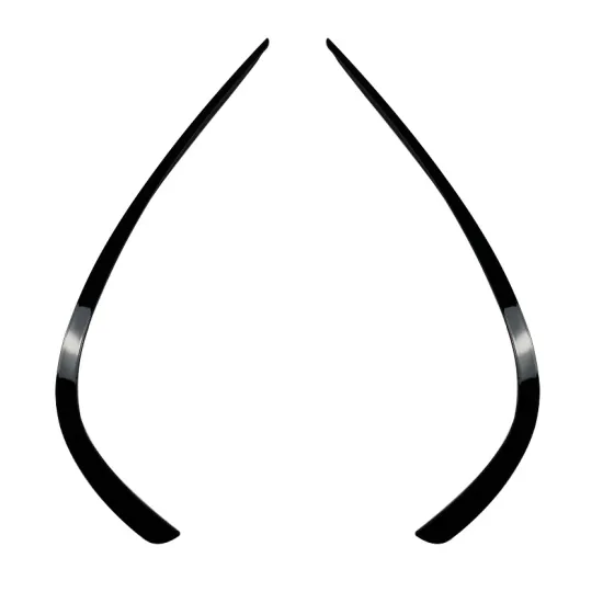 Mercedes-Benz GLE Class W166/C292 Front Bumper Spoiler and Air Intake Grille Trim Accessories for 2015-2018 Models