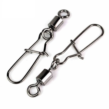200Pcs/Lot Rolling Swivel With Nice Snaps Lure Connector 5# 23kg/Brand Steel Alloy Fishing Tools