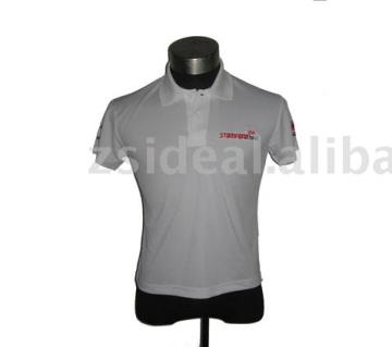 Ladies' polyester cool dry short sleeve custome golf shirt