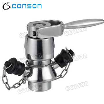 Sanitary aseptic sampling valve