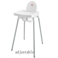 Детский пластиковый регулируемый обеденный стул High Chair