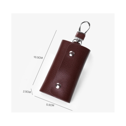 Small PU Leather Key Case Holder for Men
