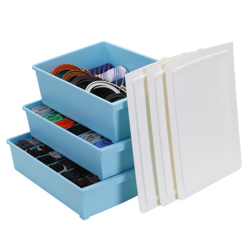 3PCS Underwear Bra Socks Ties Divider Storage box Set