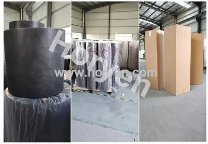 Non woven carbon fiber surface tissue felt