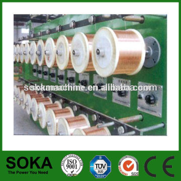 Soka brand hot sale copper wire annealing tin machine saled to worldwide (factory)