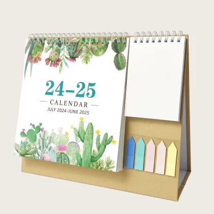 2025 Multi-Function Pocket Desk Calendar Planner
