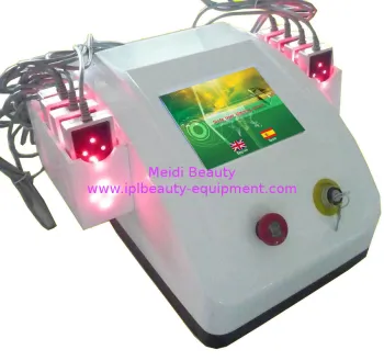 635nm Diode Lipo Laser Fat Reduction Non Invasive Slimming Equipment With 8 Inch Screen